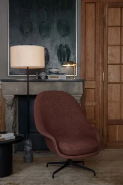 GUBI Tynell 5321 table lamp, brass - rattan