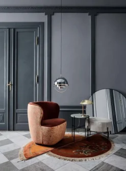 GUBI Tynell 5321 table lamp, brass - rattan