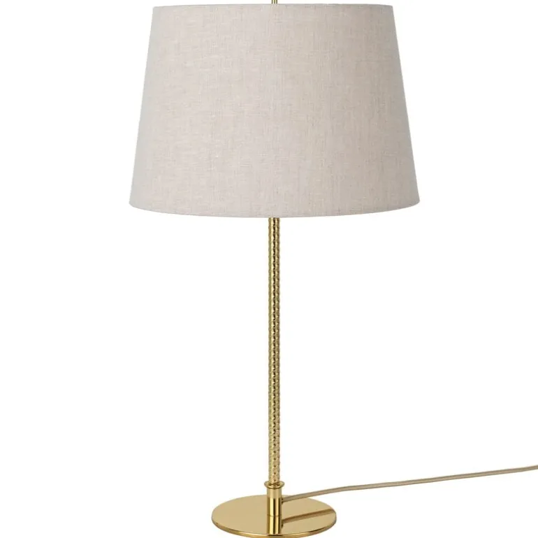 GUBI Tynell 9205 table lamp, brass - canvas