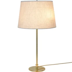 GUBI Tynell 9205 table lamp, brass - canvas