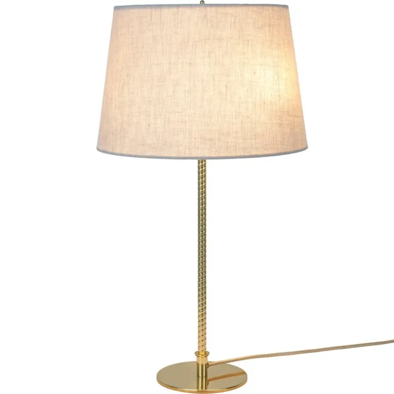GUBI Tynell 9205 table lamp, brass - canvas