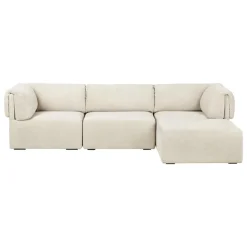 GUBI Wonder sofa with chaise longue, 280 x 185 cm, Mumble 02