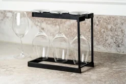Happy Sinks Happy Sinks wine glass rack, charcoal