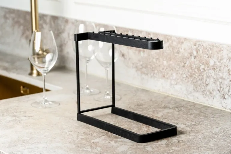 Happy Sinks Happy Sinks wine glass rack, charcoal