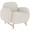 Hartô Auguste armchair, pearl