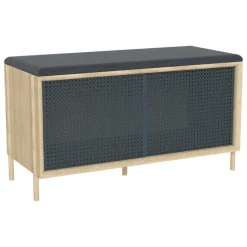 Hartô Gabin bench, oak - slate grey