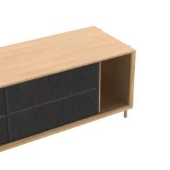 Hartô Gabin sideboard 162 cm, oak - dark grey