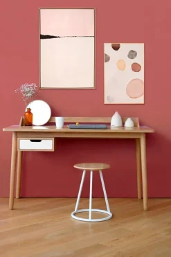 Hartô Honore desk, oak - white