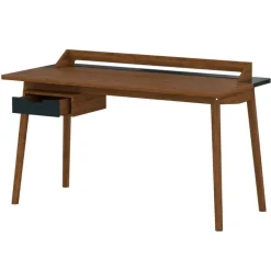 Hartô Honore desk, walnut - slate grey