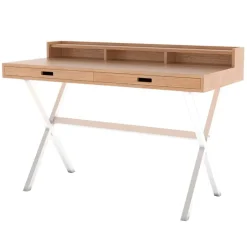 Hartô Hyppolite desk, oak - white