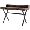Hartô Hyppolite desk, walnut - slate grey