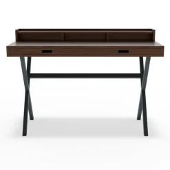 Hartô Hyppolite desk, walnut - slate grey