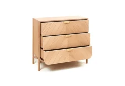 Hartô Marius chest of drawers, wide, oak