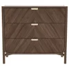 Hartô Marius chest of drawers, wide, walnut