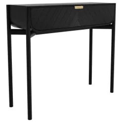 Hartô Marius console table, black oak