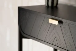 Hartô Marius console table, black oak