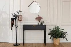 Hartô Marius console table, black oak