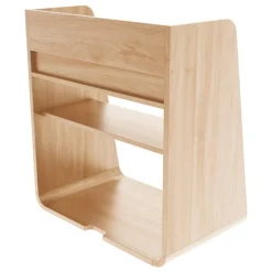 Hartô Suzon wall shelf, oak - brass