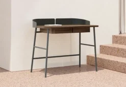 Hartô Victor desk, walnut - slate gray