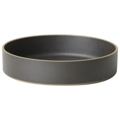 Hasami Porcelain Bowl, 255 mm, black