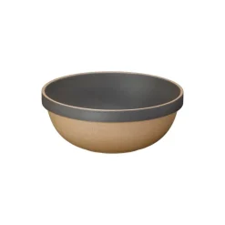 Hasami Porcelain Mid deep round bowl, 185 mm, black