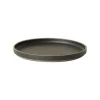 Hasami Porcelain Plate, 220 mm, black