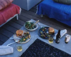 Hasami Porcelain Plate, 255 mm, gloss grey