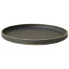 Hasami Porcelain Plate, 255 mm, black