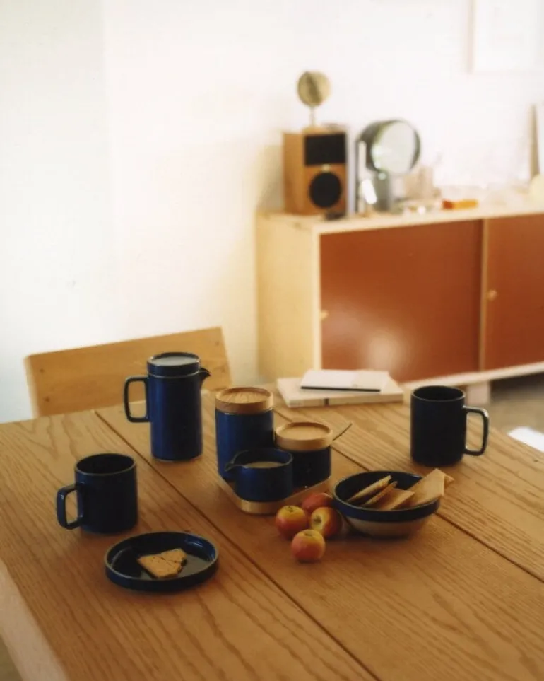 Hasami Porcelain Sugar pot, 85 mm, black