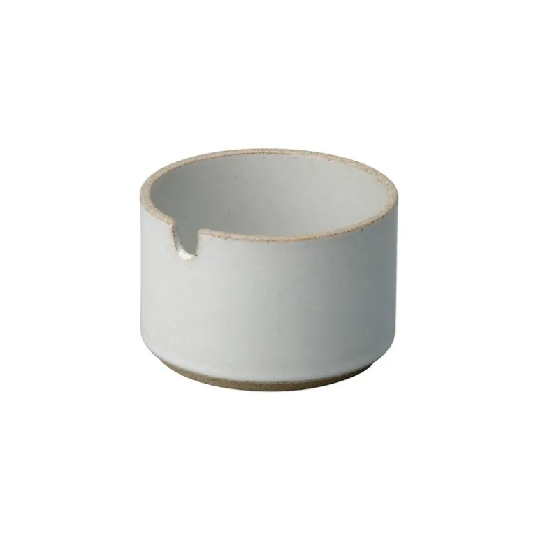Hasami Porcelain Sugar pot, 85 mm, gloss grey