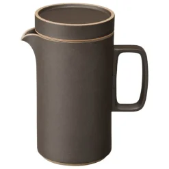 Hasami Porcelain Tea pot, tall, 85 mm, black