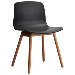 HAY About a Chair AAC12, black 2.0 - lacquered walnut