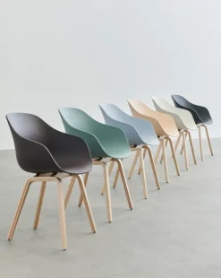 HAY About A Chair AAC22, khaki 2.0 - lacquered oak