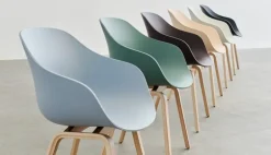 HAY About A Chair AAC22, pale peach 2.0 - lacquered oak