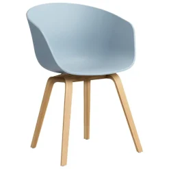 HAY About A Chair AAC22, slate blue 2.0 - lacquered oak