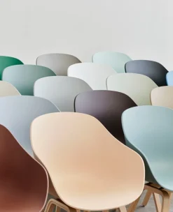 HAY About A Chair AAC22, slate blue 2.0 - lacquered oak