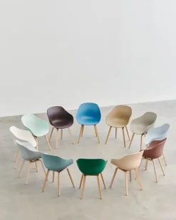 HAY About A Chair AAC22, slate blue 2.0 - lacquered oak