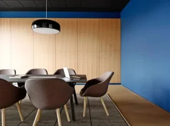 HAY About A Lounge Chair AAL82, lacquered oak - Steelcut Trio 806