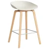 HAY About A Stool AAS32, 65 cm, melange cream 2.0 - s. oak - steel