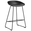 HAY About A Stool AAS38 bar stool, 65 cm, black 2.0 - black - black