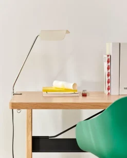 HAY Apex desk clip lamp, oyster white