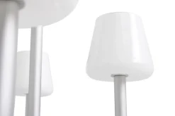 HAY Apollo chandelier 745, white opal glass