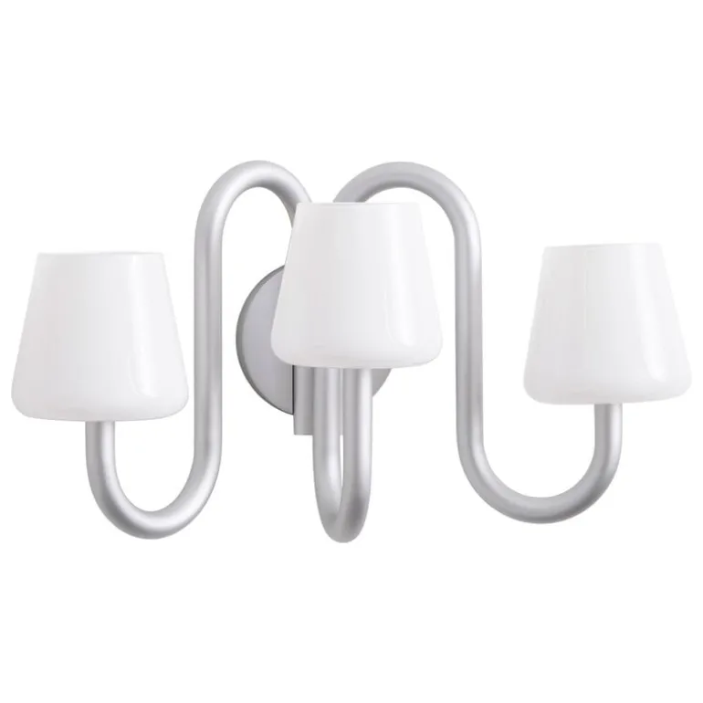 HAY Apollo wall sconce, white opal glass