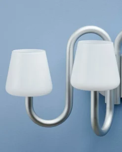 HAY Apollo wall sconce, white opal glass