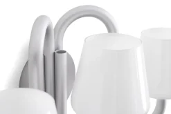 HAY Apollo wall sconce, white opal glass