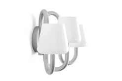 HAY Apollo wall sconce, white opal glass