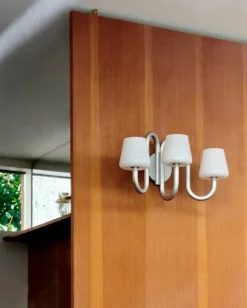 HAY Apollo wall sconce, white opal glass