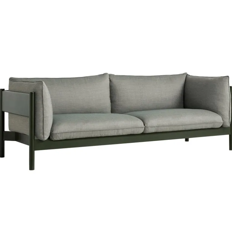 HAY Arbour Eco 3-seater, Atlas 931 - bottle green lacquered beech