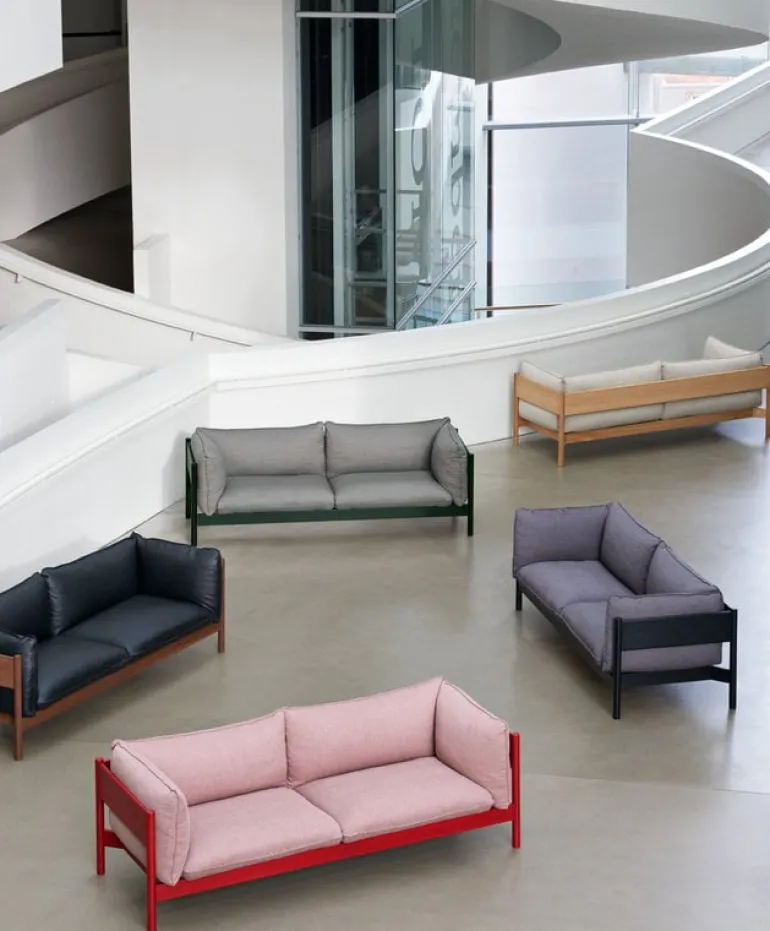 HAY Arbour Eco 3-seater, Atlas 931 - bottle green lacquered beech