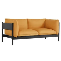 HAY Arbour Eco 2-seater sofa, Vidar 472 - black beech